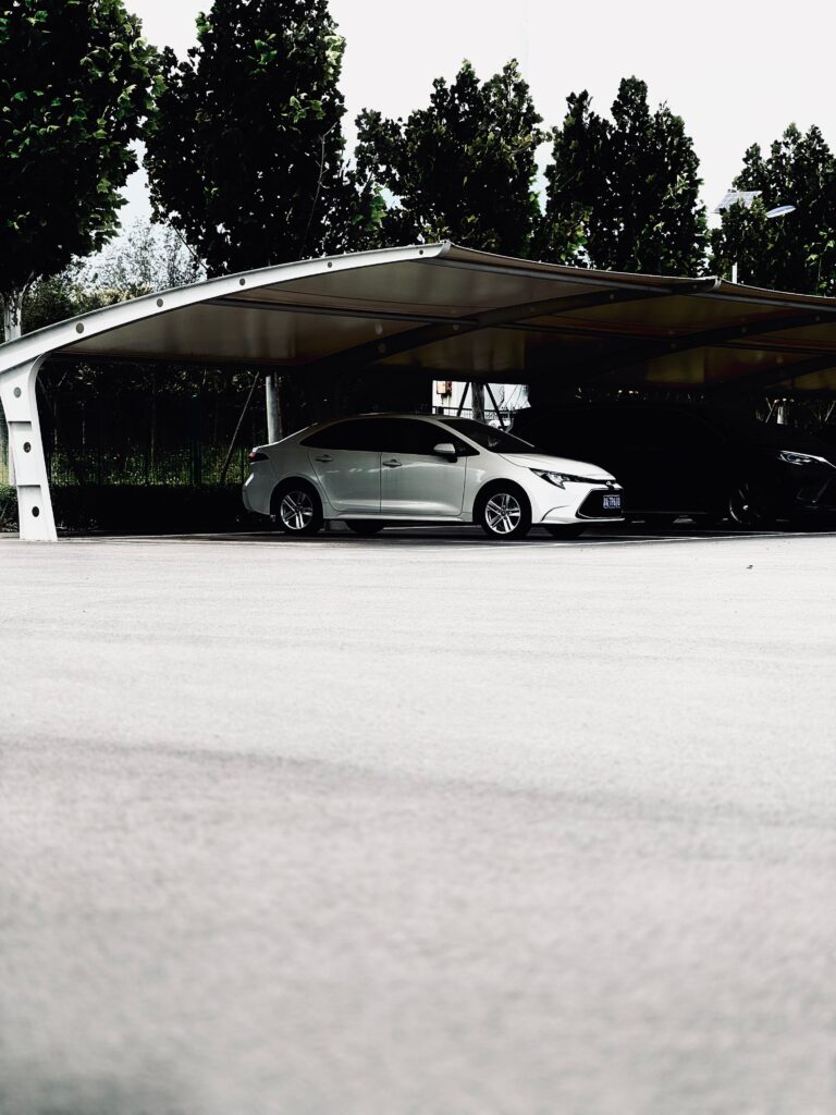 Villa car parking shade canopy UAE