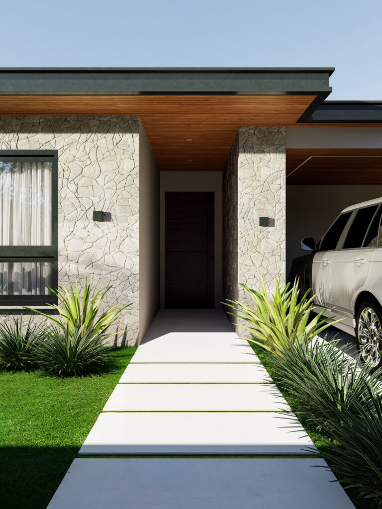 Waterproof car parking shade carport entrance Dubai